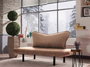 Atelier Del Sofa Chatto - Sofá-Cama de 2 Plazas Marrón Claro